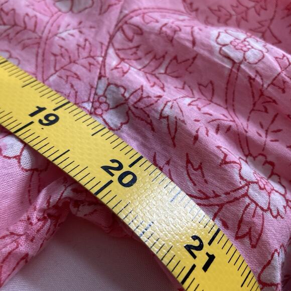 Elegant Pink Floral Women's Blouse - Picture 4 of 13